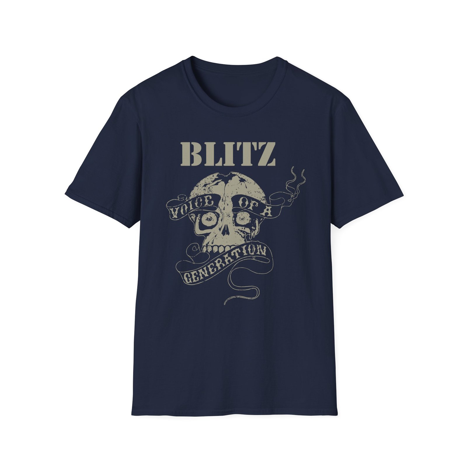 Blitz Voice Of A Generation Unisex Softstyle T-Shirt