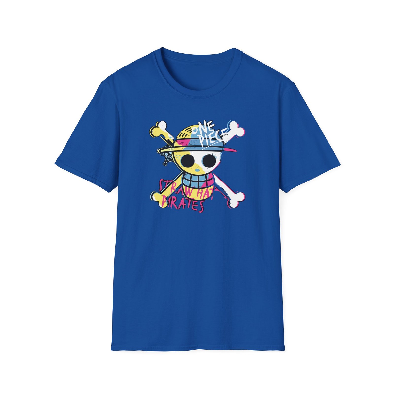One Piece Straw Hat Pirates Unisex Softstyle T-Shirt