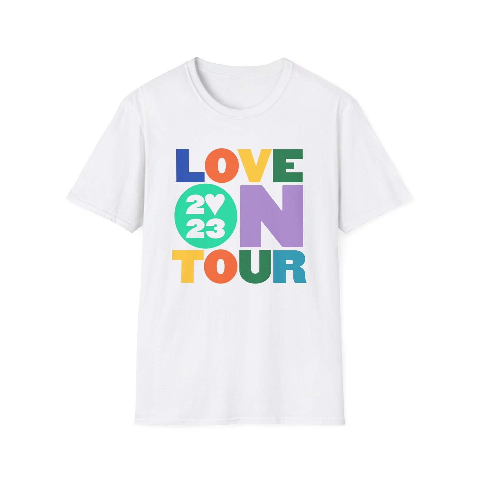 Hslot Love on Tour 2023 Unisex Softstyle T-Shirt
