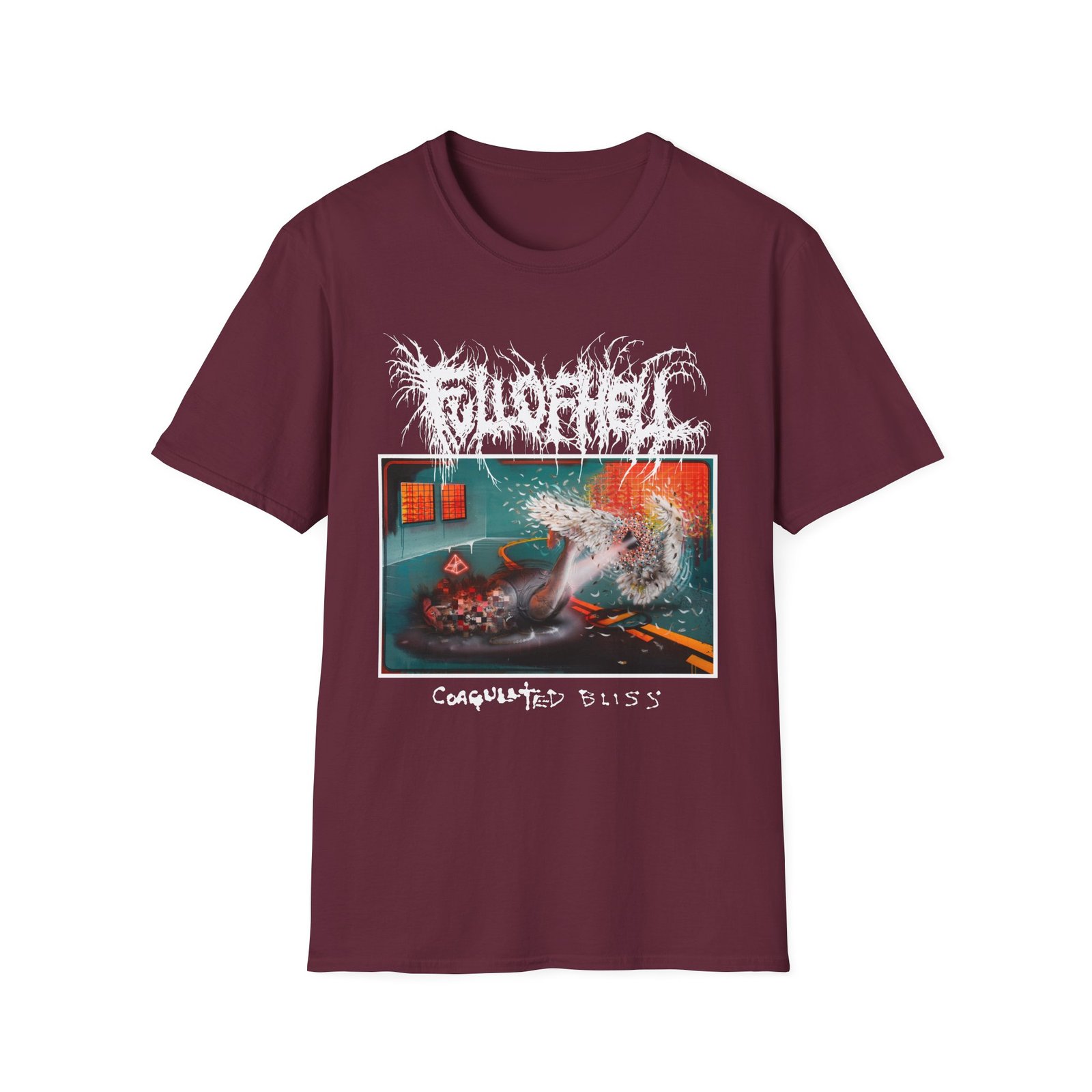 Full of Hell Coagulated Bliss Cover Unisex Softstyle T-Shirt