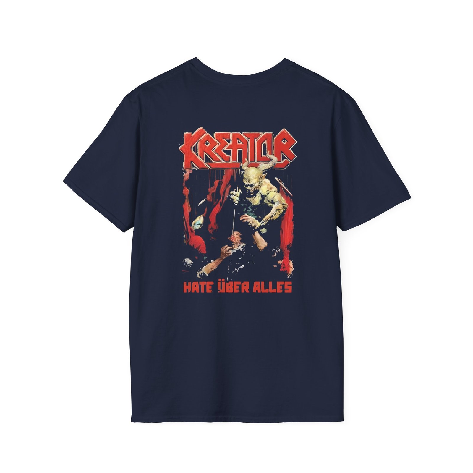 Kreator Hate Über Alles Unisex Softstyle T-Shirt