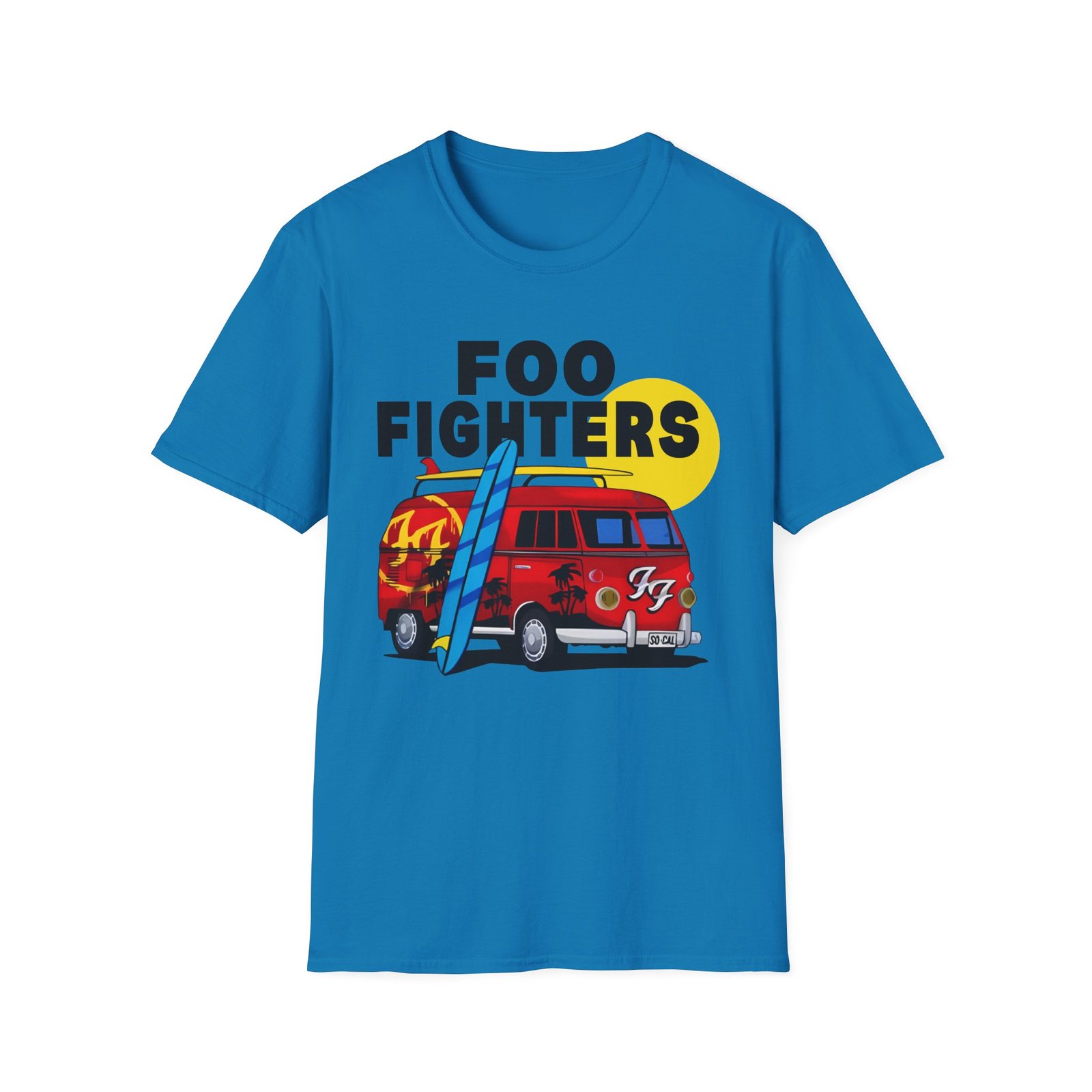Foo Fighters Split Window Unisex Softstyle T-Shirt