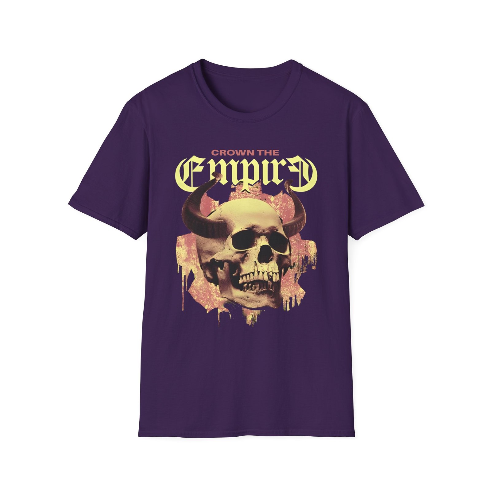Crown the Empire Skull Horns Unisex Softstyle T-Shirt