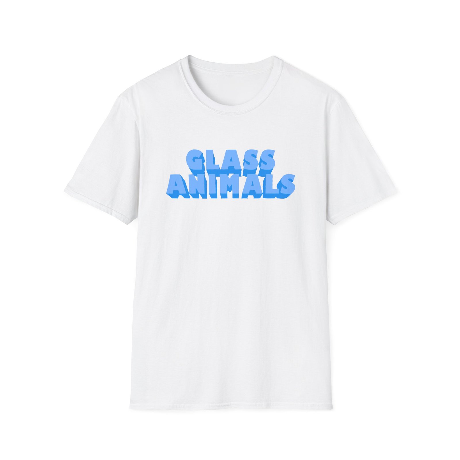 Glass Animals Wavey Logo Unisex Softstyle T-Shirt