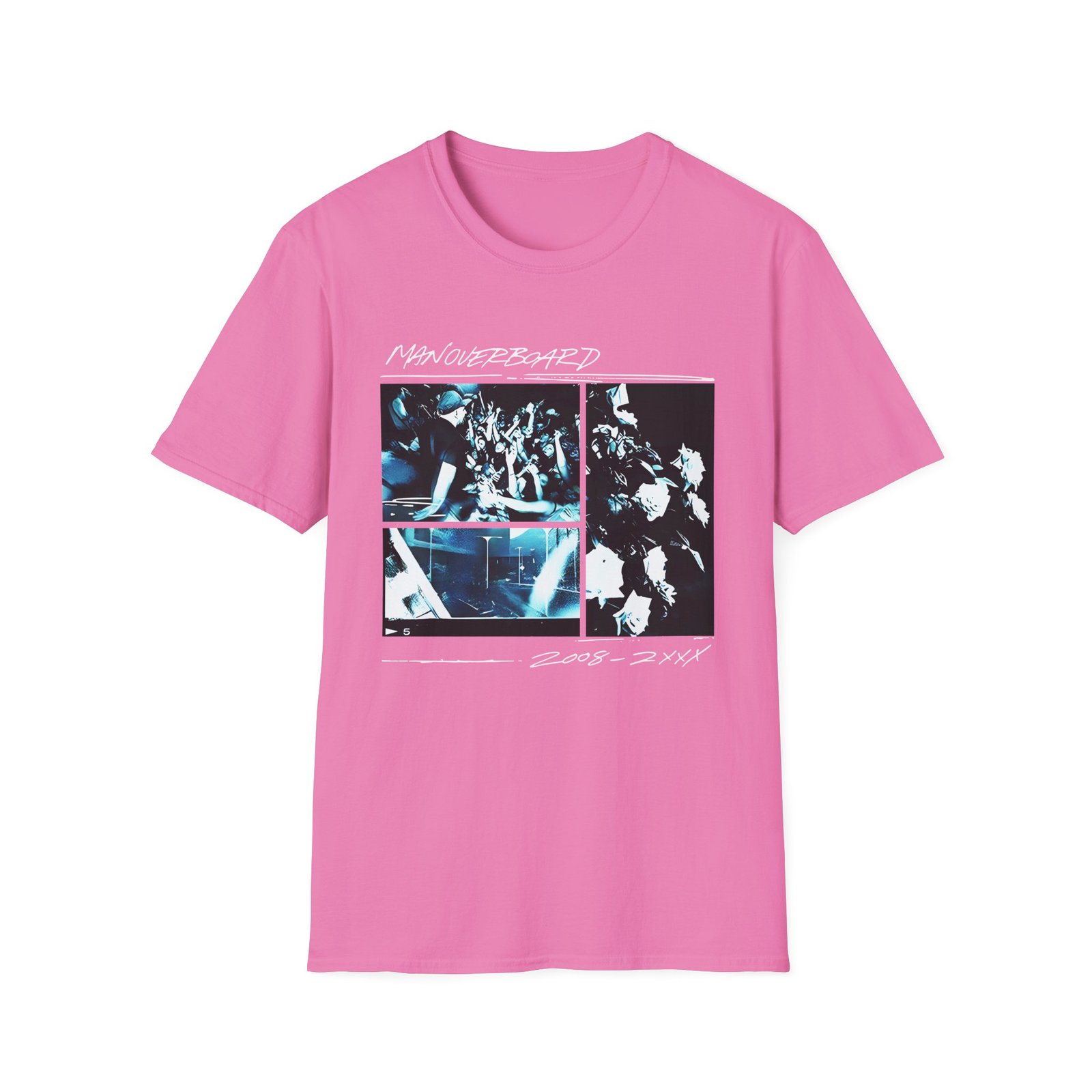 Man Overboard 3 Pics Unisex Softstyle T-Shirt