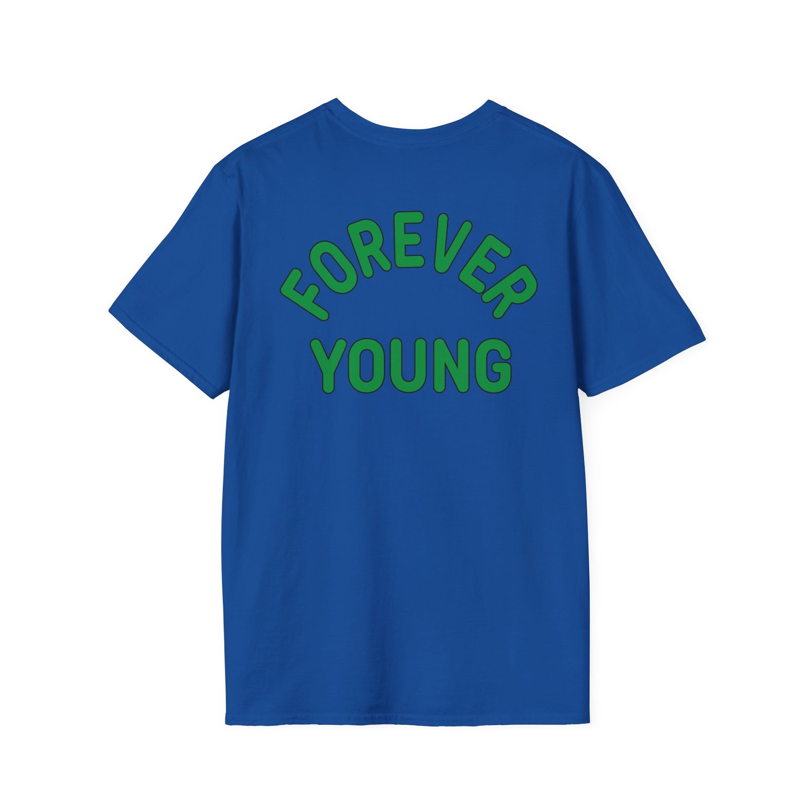 R S Striped Logo Forever Unisex Softstyle T-Shirt