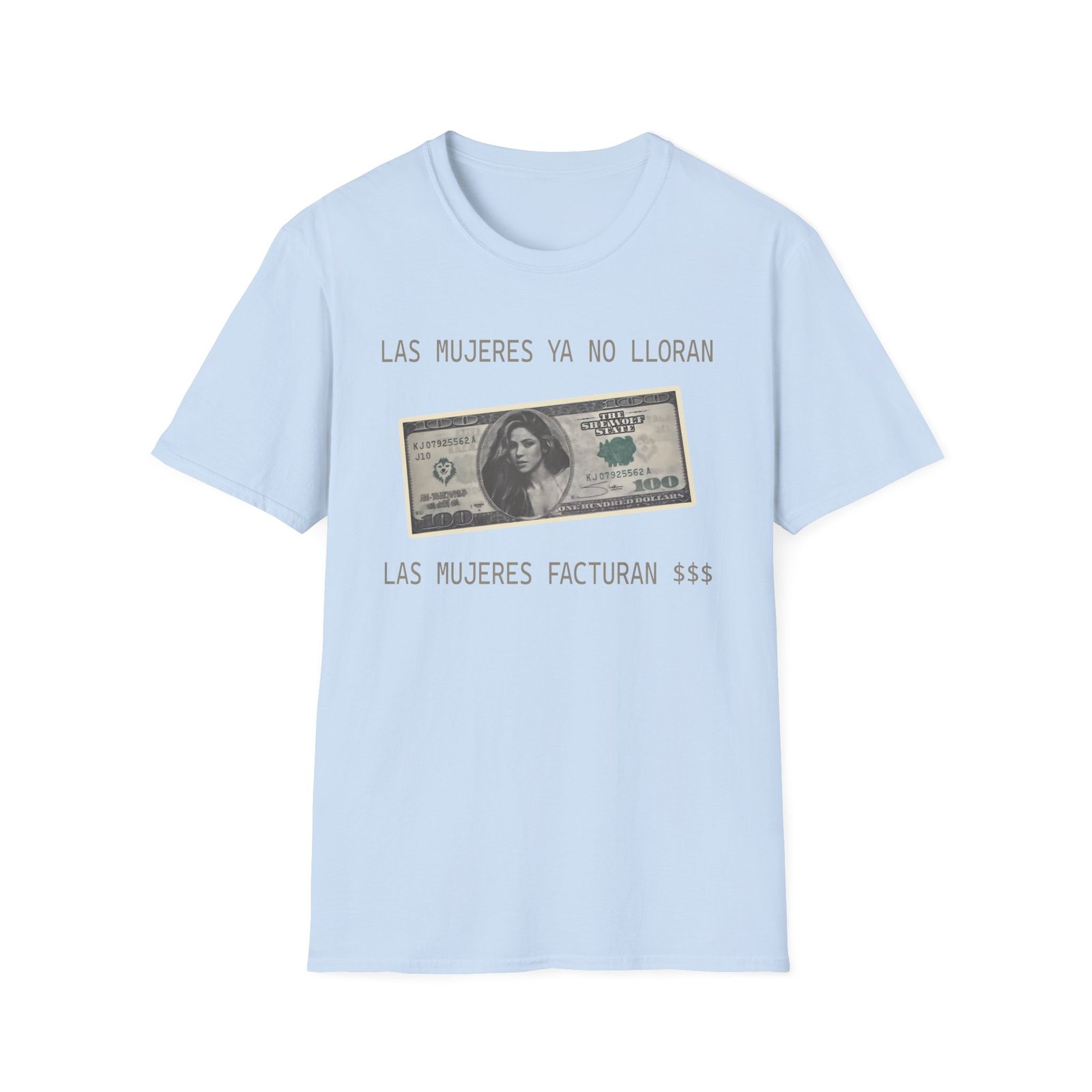 Shakira Dollar Bill Unisex Softstyle T-Shirt
