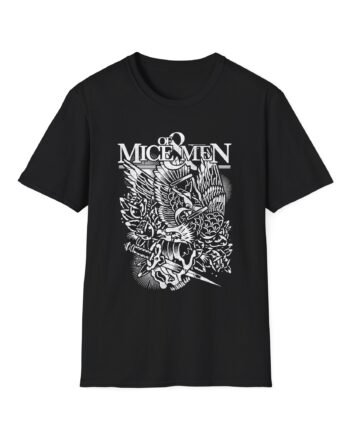 Of Mice and Men Throwback Eagle Unisex Softstyle T-Shirt