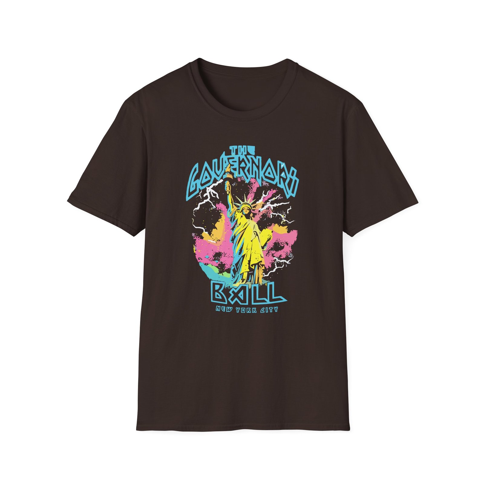 Gov Ball Lady Liberty Lineup Unisex Softstyle T-Shirt