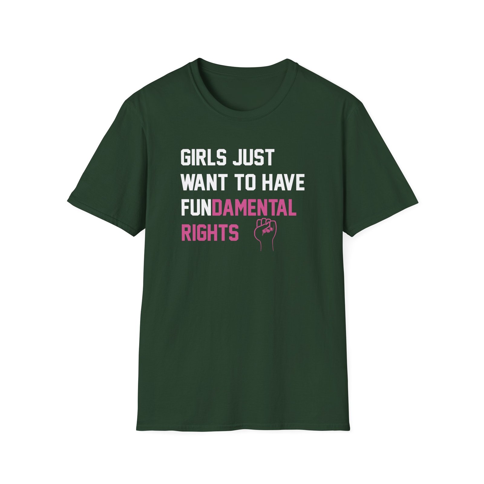 Pedro Pascal Girls Just Want to Have Fundamental Rights Unisex Softstyle T-Shirt