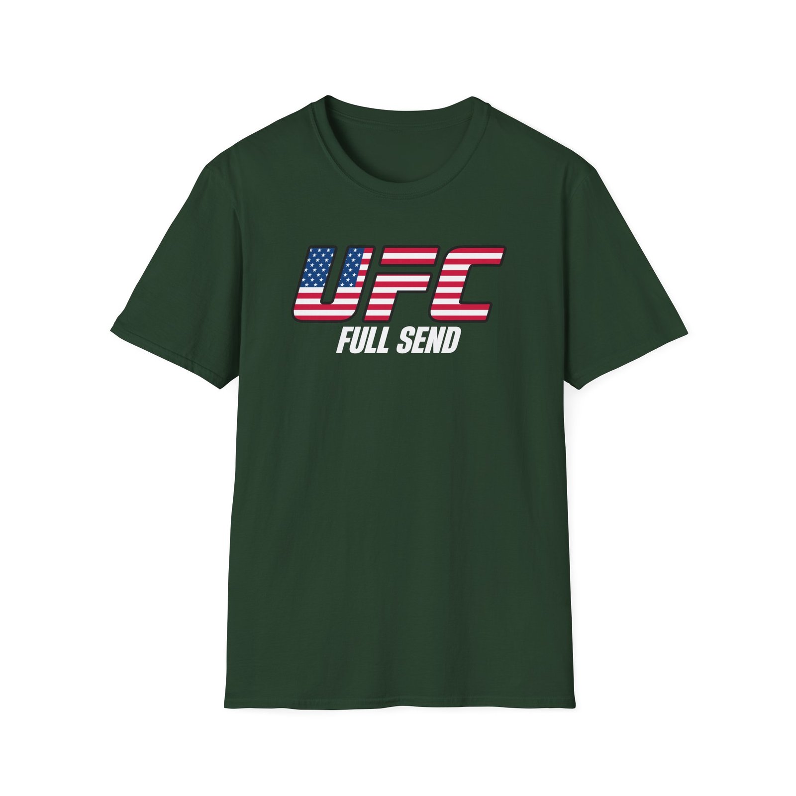 Full Send Ufc Usa Unisex Softstyle T-Shirt