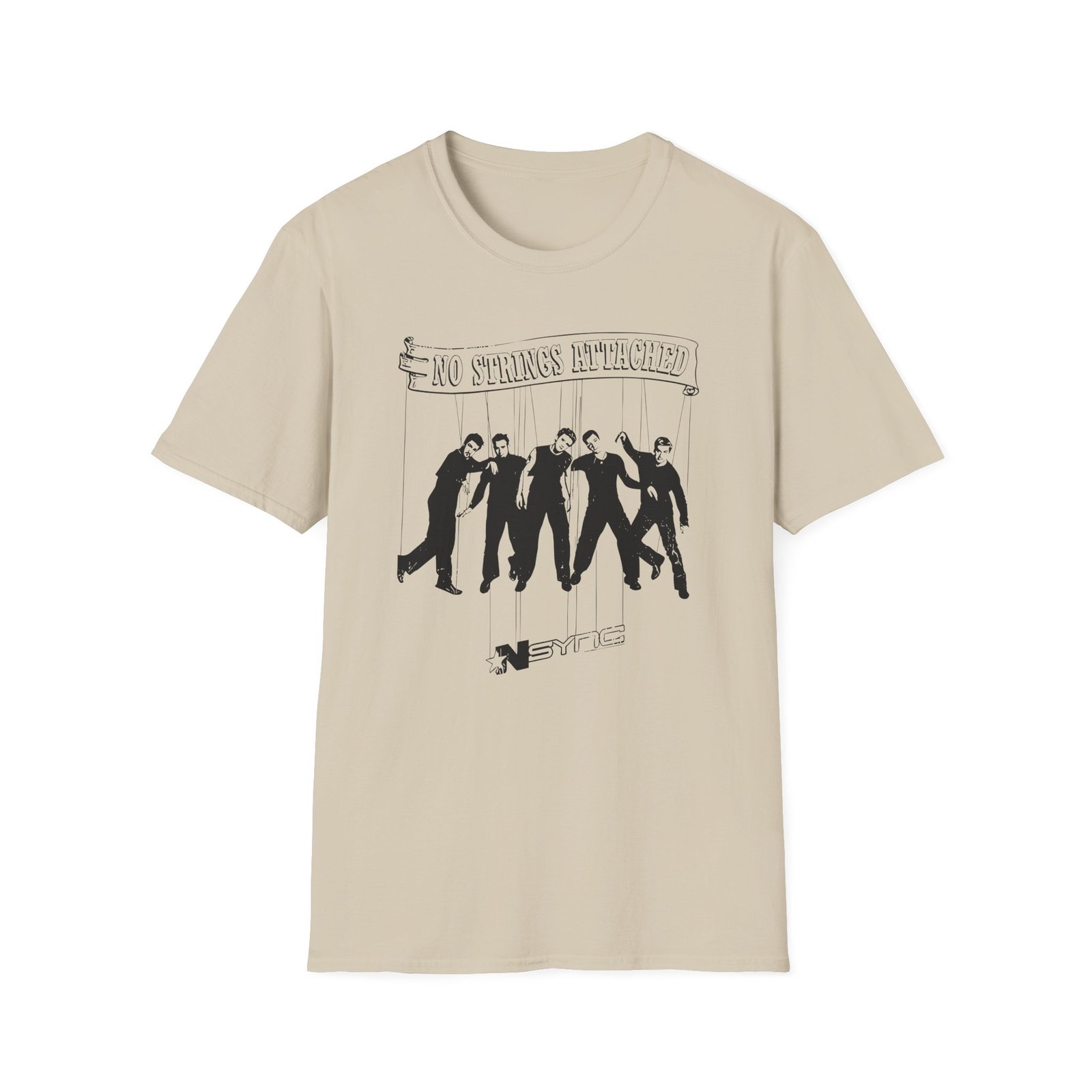 Nsync No Strings Attached Marionette Unisex Softstyle T-Shirt