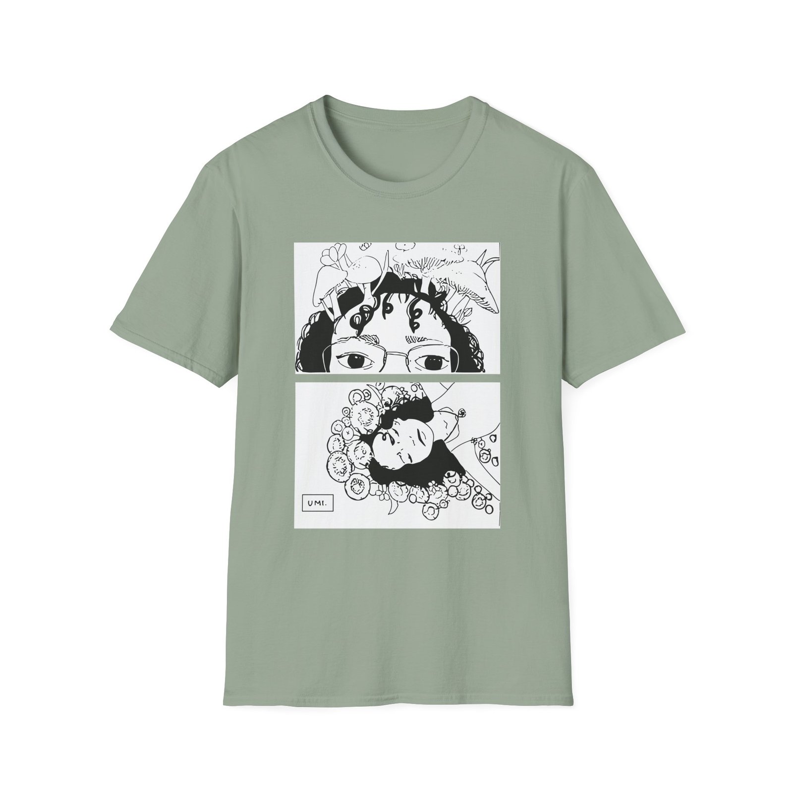 Umi Drawing Unisex Softstyle T-Shirt
