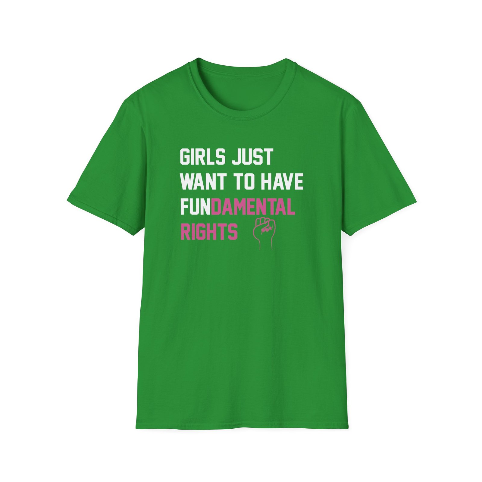 Pedro Pascal Girls Just Want to Have Fundamental Rights Unisex Softstyle T-Shirt