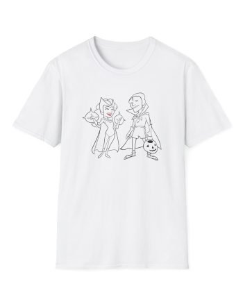 Marvel Wandavision Simple Ink Unisex Softstyle T-Shirt