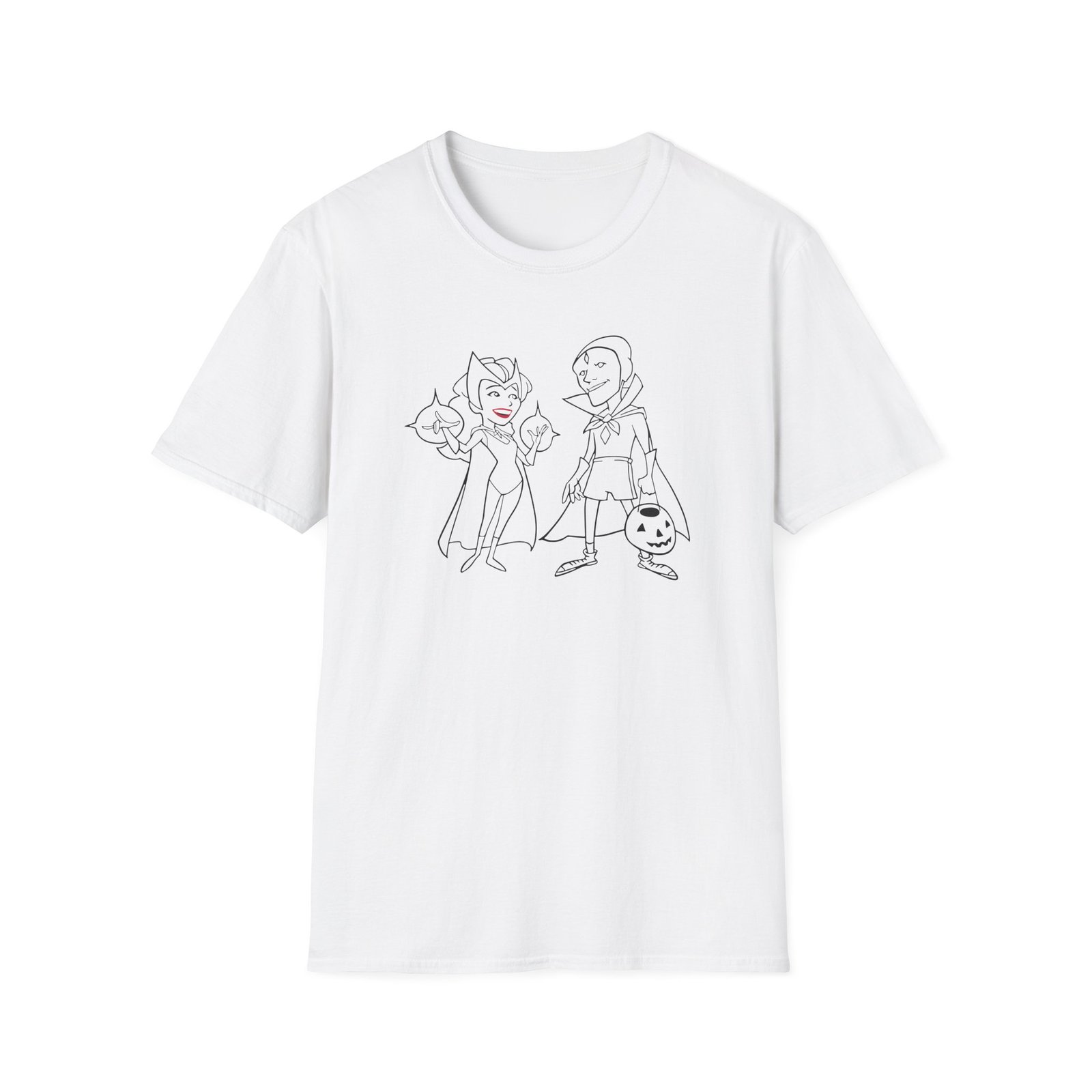 Marvel Wandavision Simple Ink Unisex Softstyle T-Shirt
