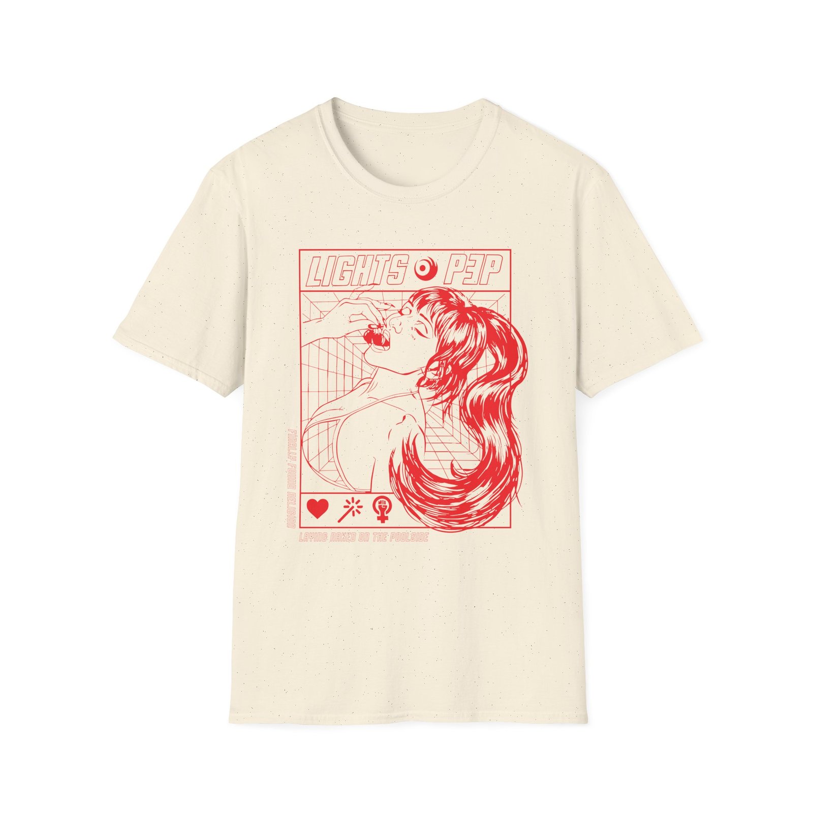 Lights Love Magic Unisex Softstyle T-Shirt