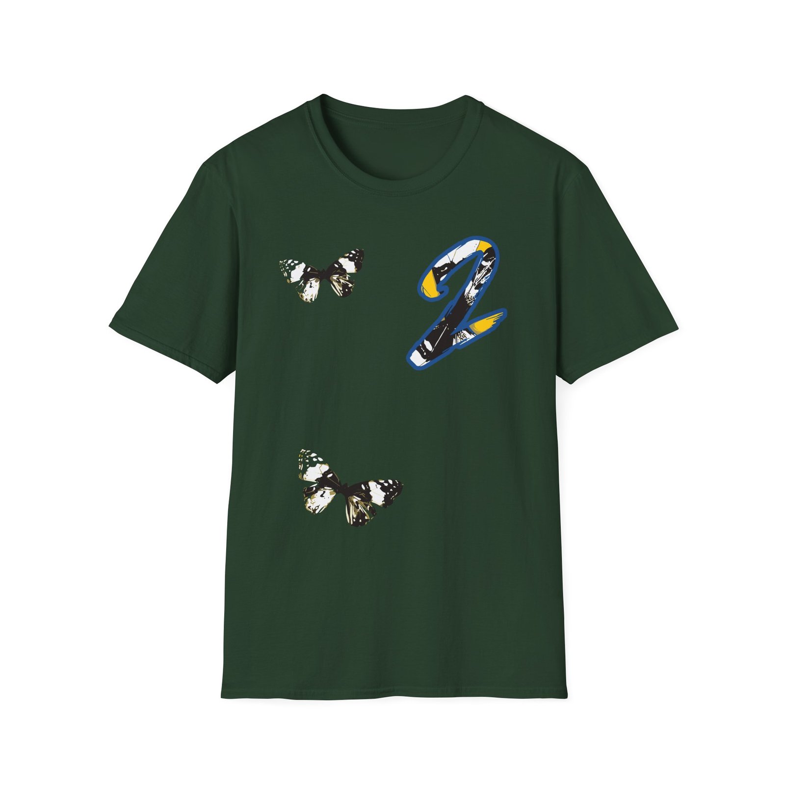 Joyner Lucas Multi Butterfly Unisex Softstyle T-Shirt