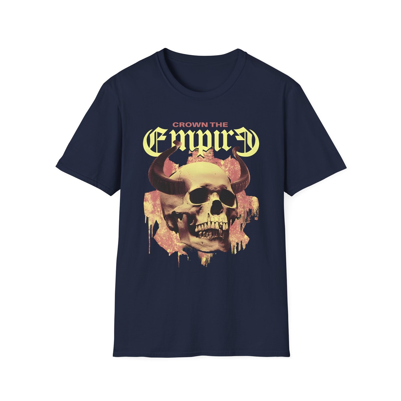 Crown the Empire Skull Horns Unisex Softstyle T-Shirt