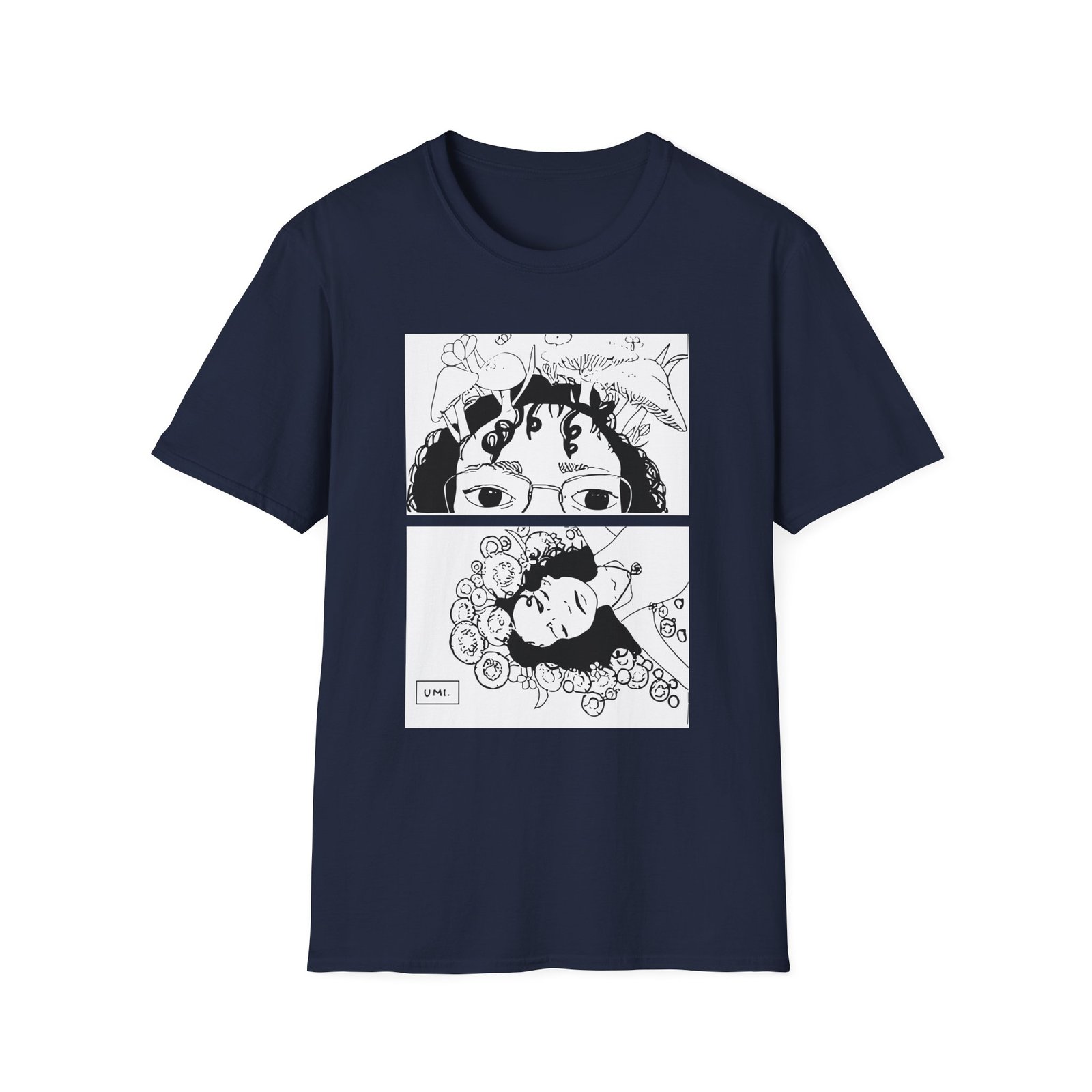 Umi Drawing Unisex Softstyle T-Shirt