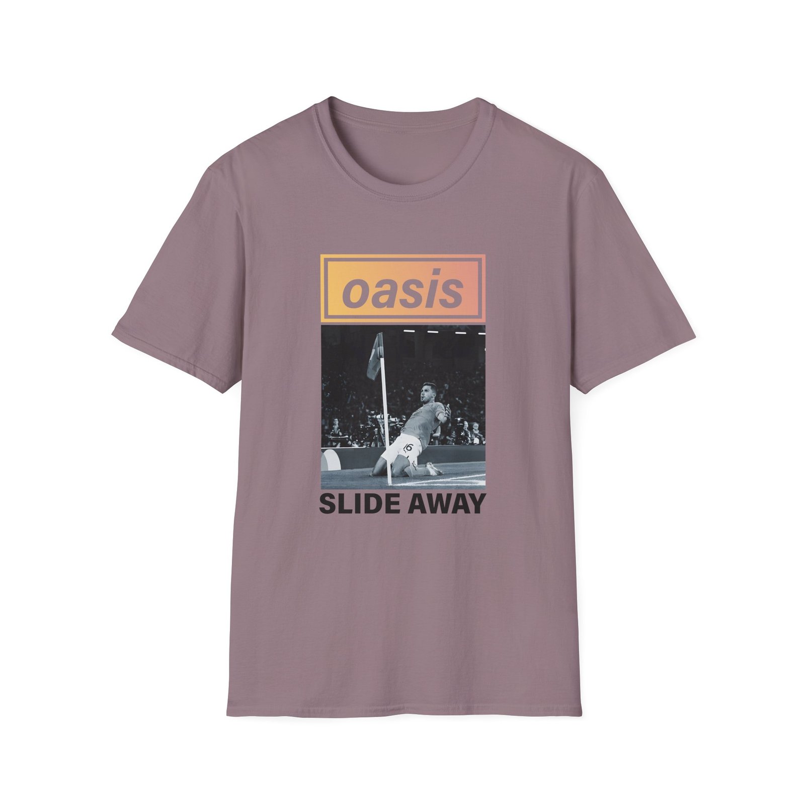 Oasis Man City Slide Away Unisex Softstyle T-Shirt