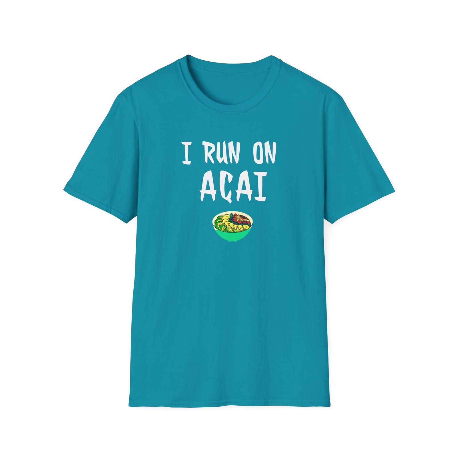 I Run on Acai Unisex Softstyle T-Shirt