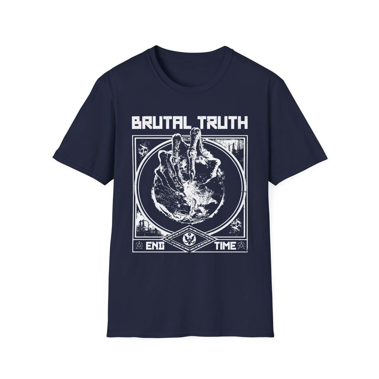 Brutal Truth End Time Unisex Softstyle T-Shirt