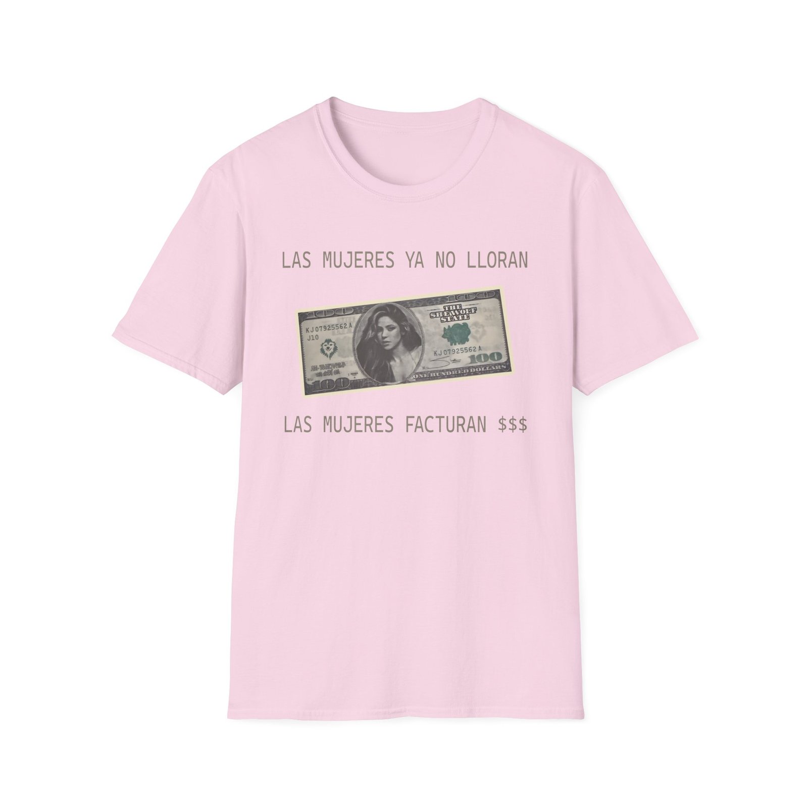 Shakira Dollar Bill Unisex Softstyle T-Shirt