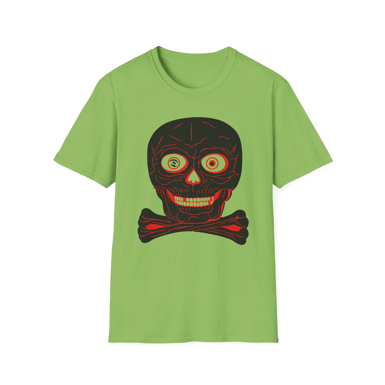 Deathwish Charred Skull unisex softstyle t-shirt