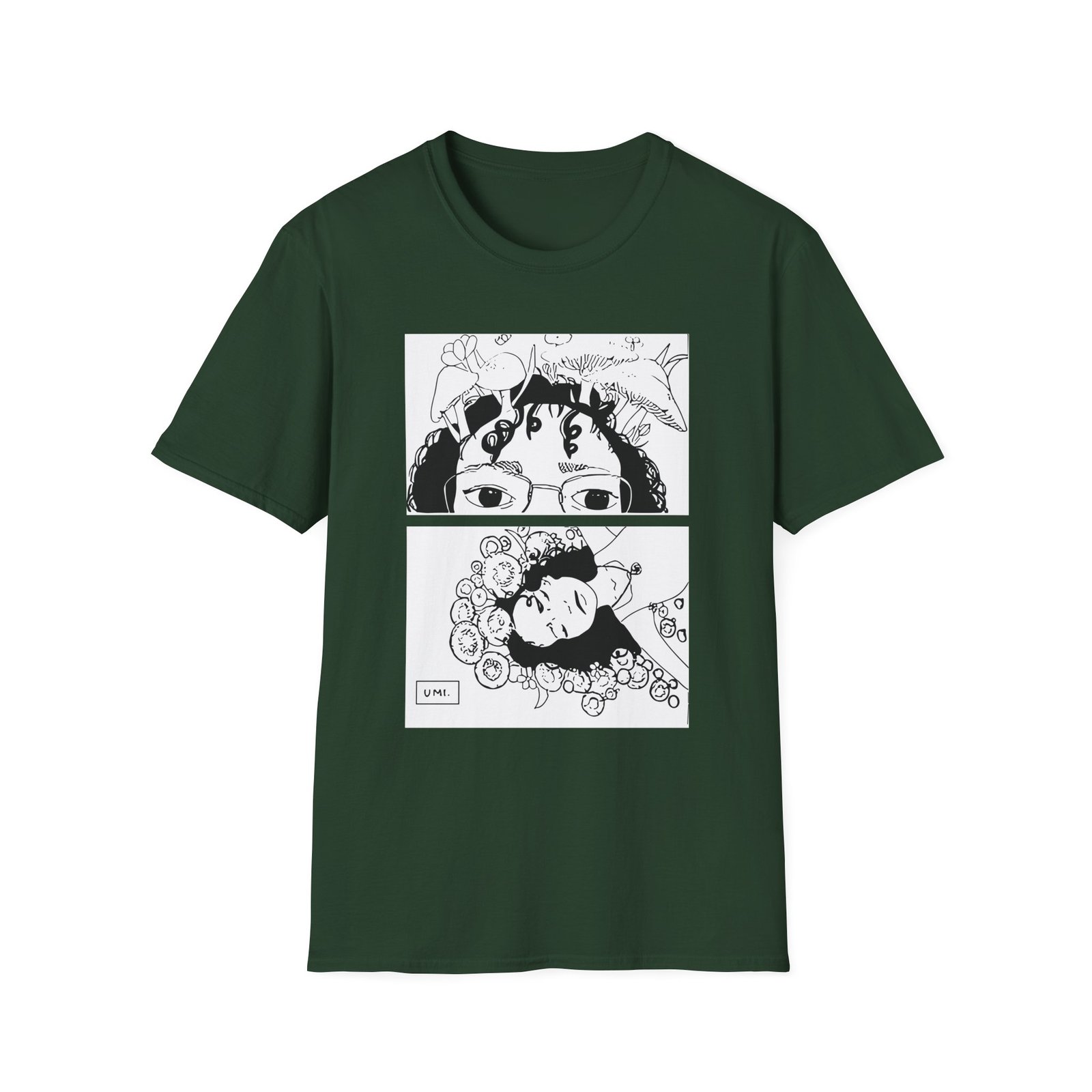 Umi Drawing Unisex Softstyle T-Shirt