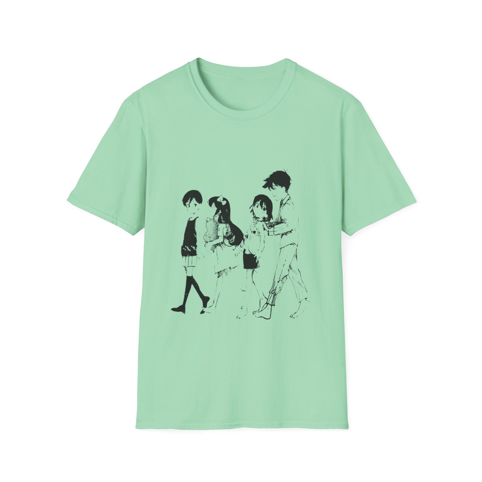 Omori Walk Along Unisex Softstyle T-Shirt