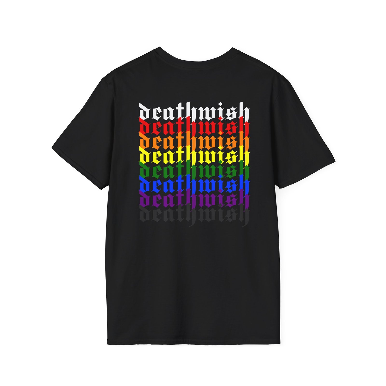 Deathwish Pride unisex softstyle t-shirt