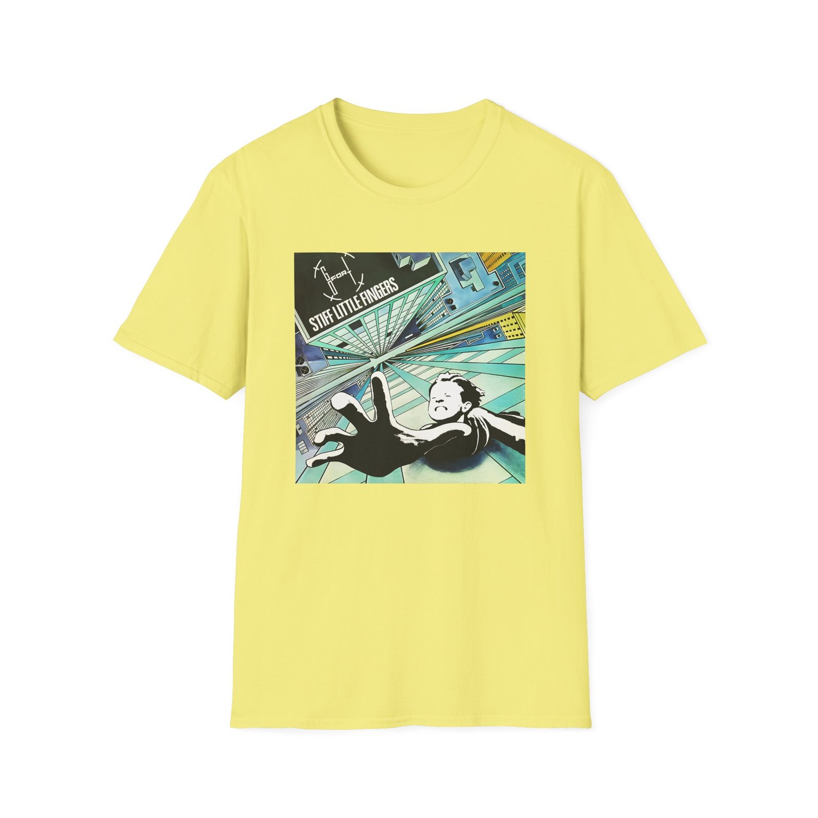 Stiff Little Fingers Go For It Album Unisex Softstyle T-Shirt