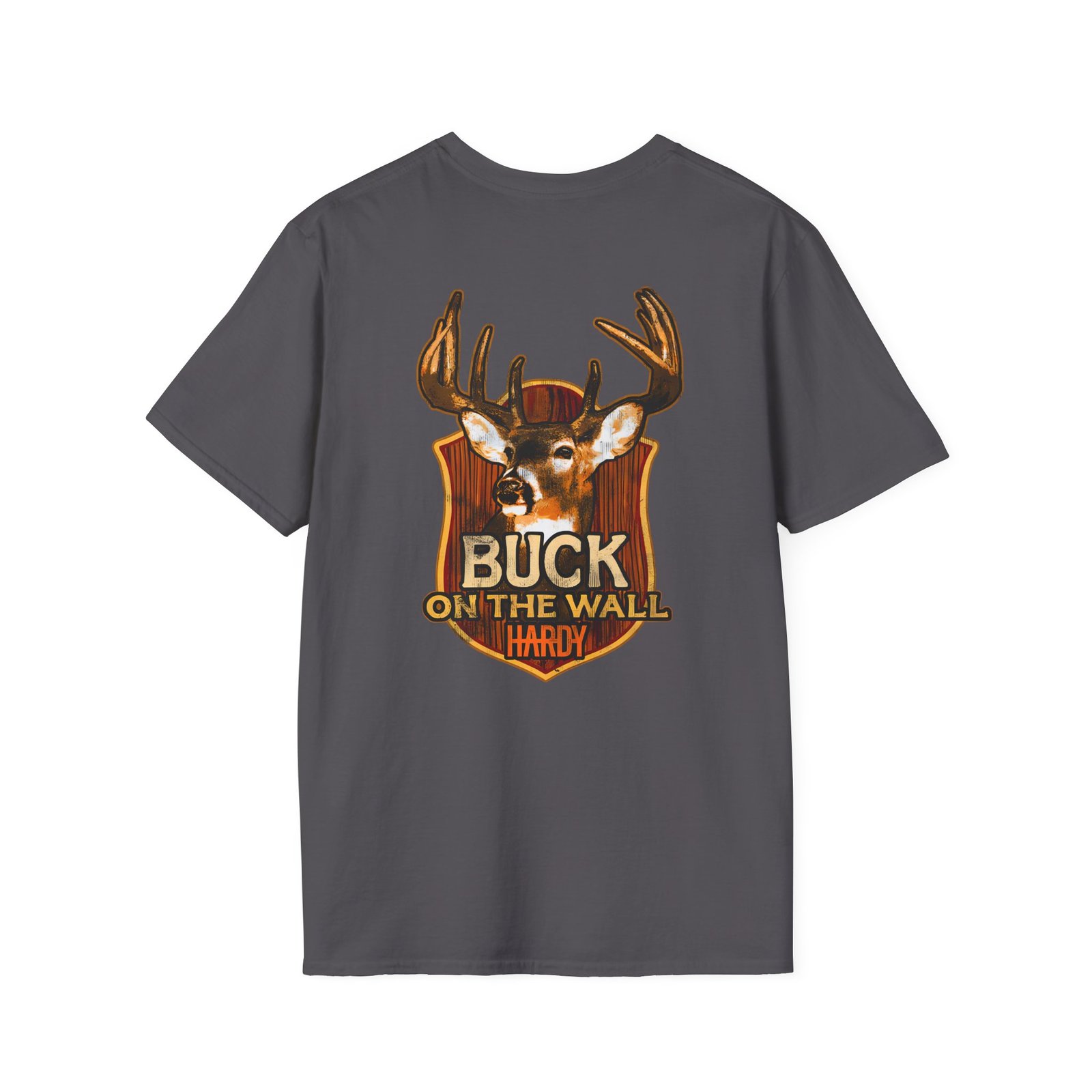 Hardy Buck on the Wall Unisex Softstyle T-Shirt