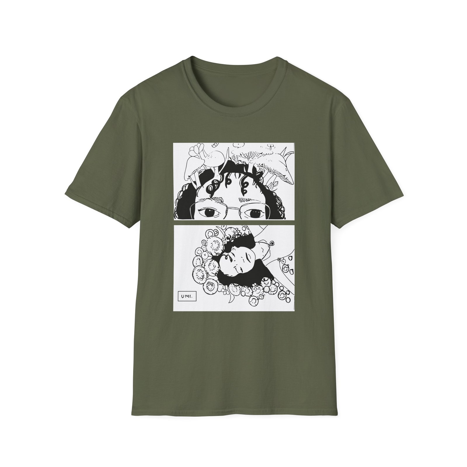 Umi Drawing Unisex Softstyle T-Shirt