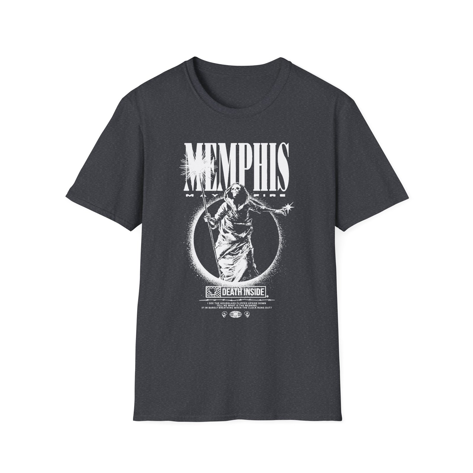 Memphis May Fire Death Staff Oxblood Unisex Softstyle T-Shirt