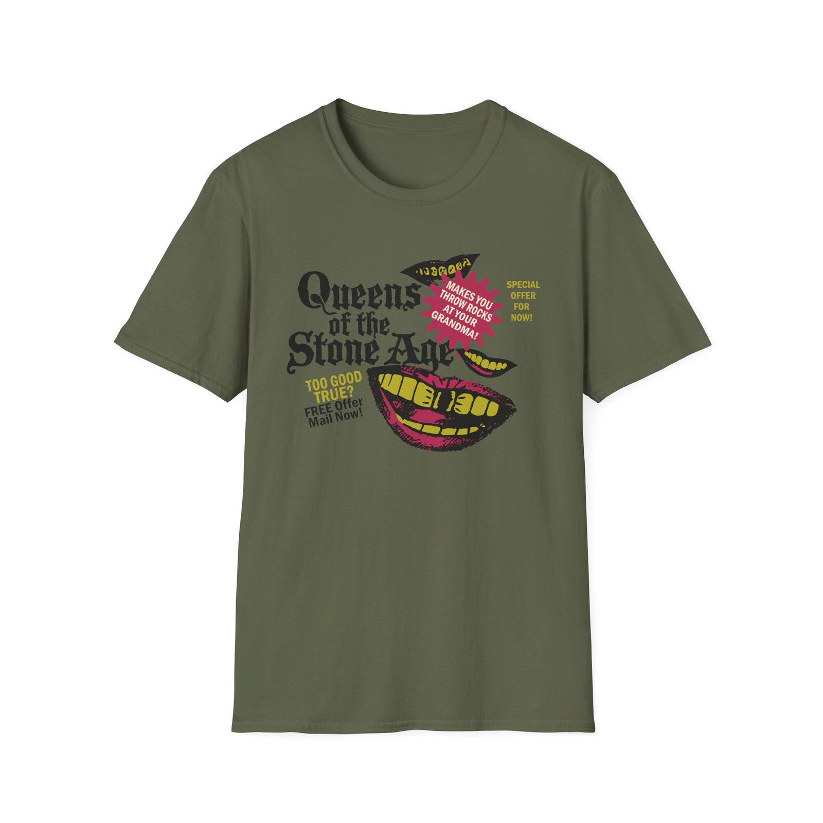 Queens of the Stone Age Lick Them Like Them Unisex Softstyle T-Shirt