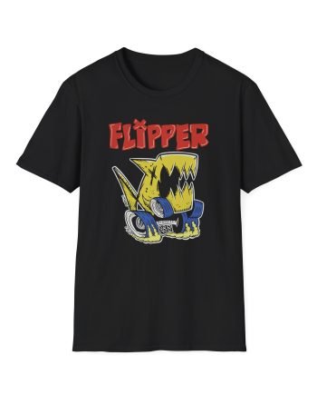 Flipper Monster Truck Unisex Softstyle T-Shirt