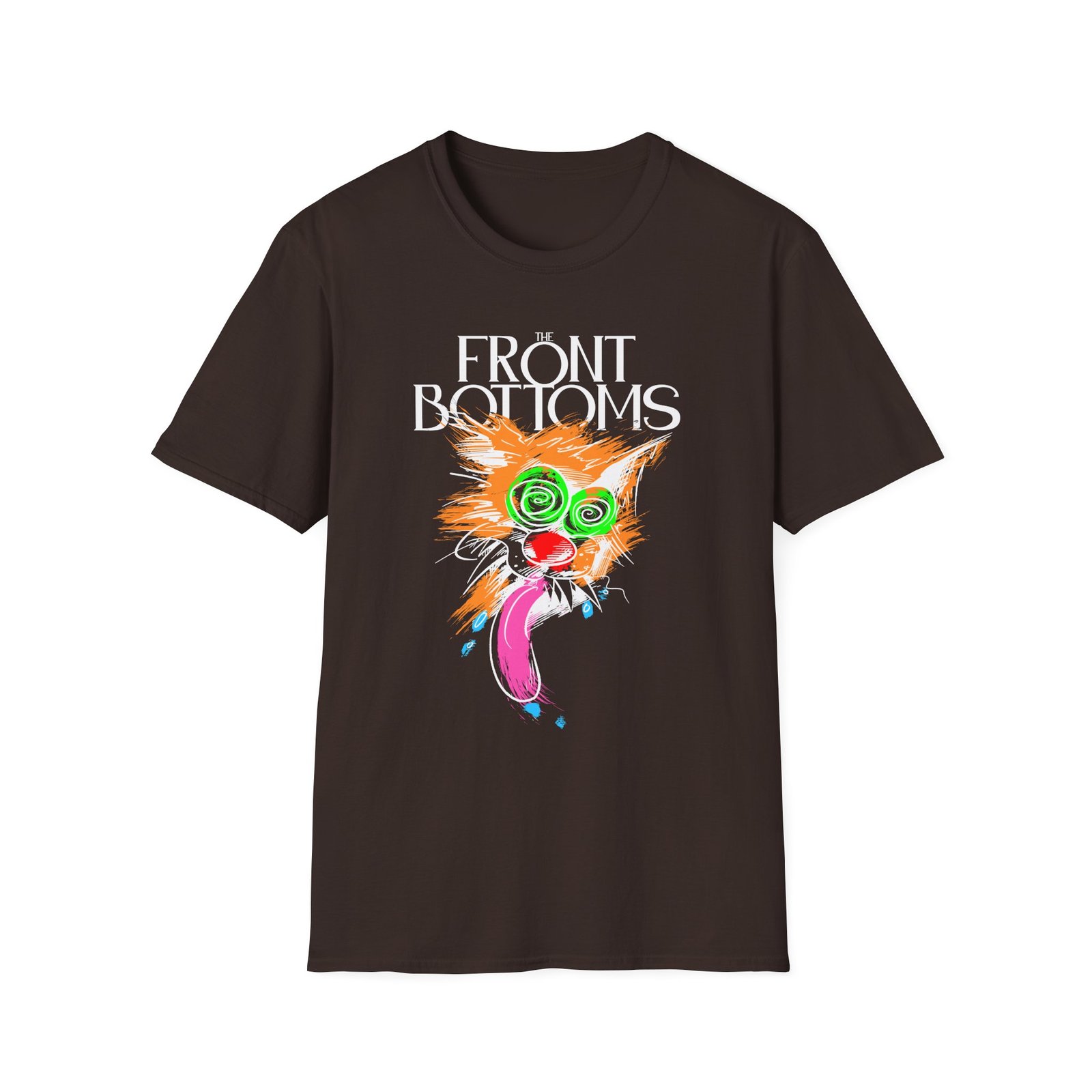 The Front Bottoms New Yorker Cat Unisex Softstyle T-Shirt
