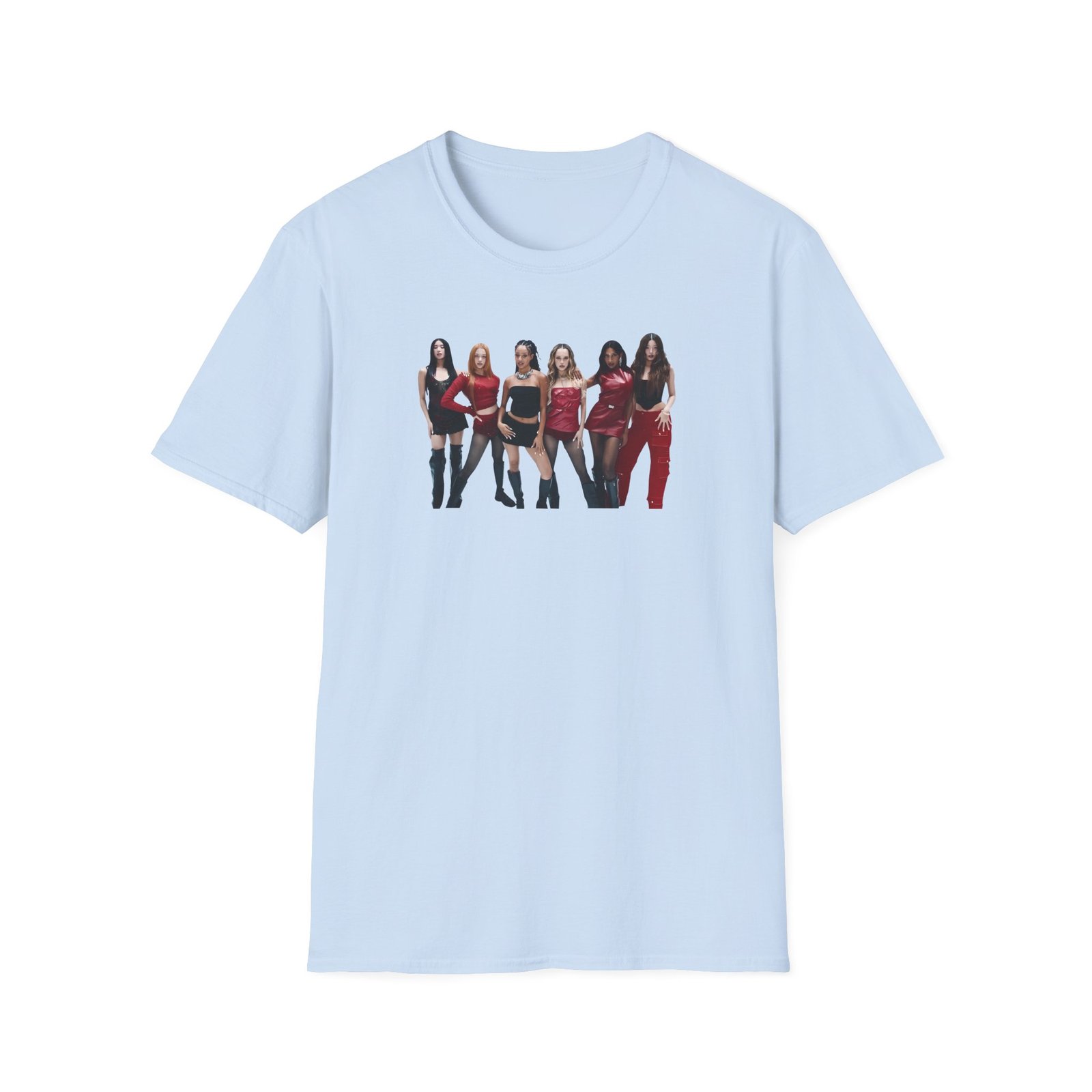 Katseye Red Photo Unisex Softstyle T-Shirt