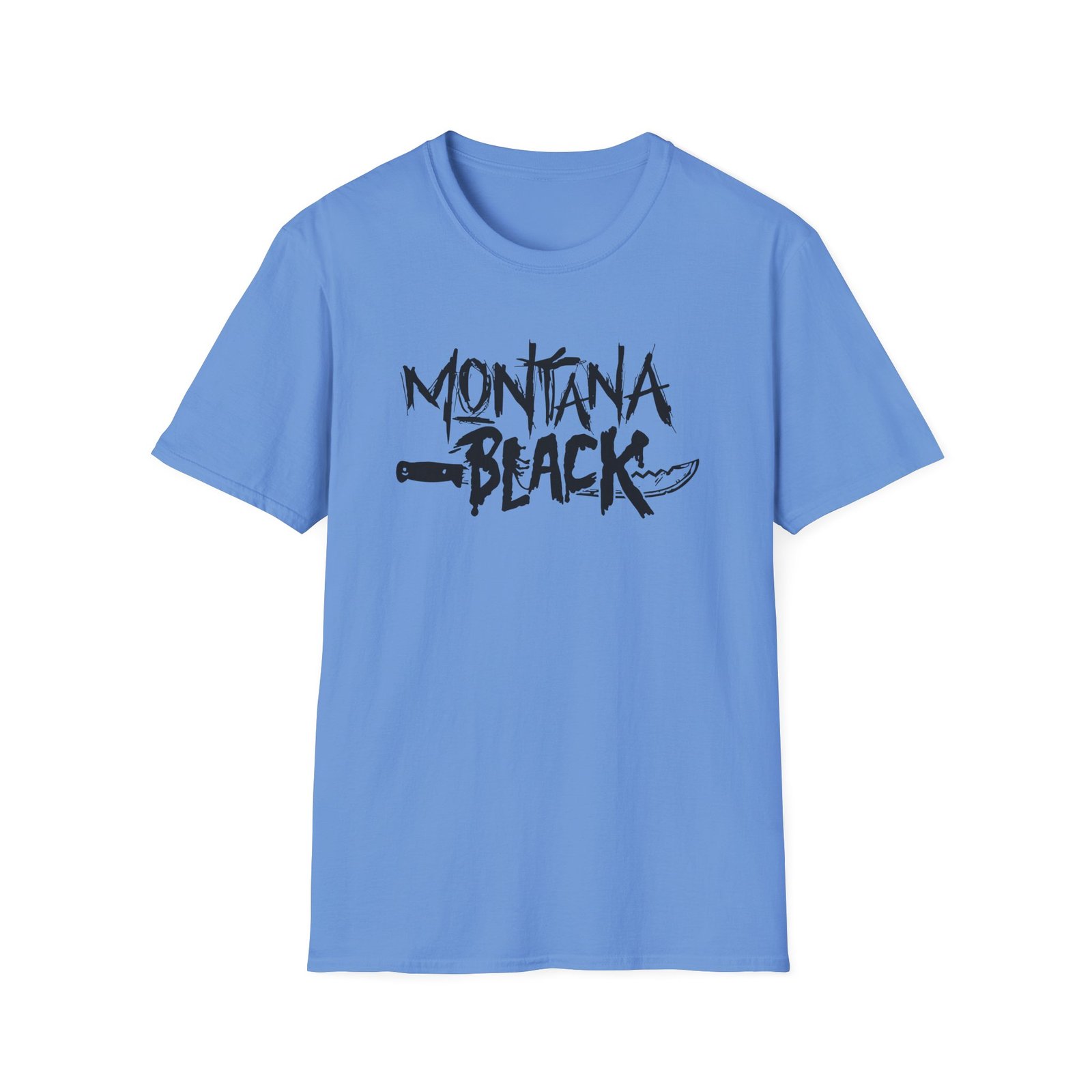 Montana Black Unisex Softstyle T-Shirt