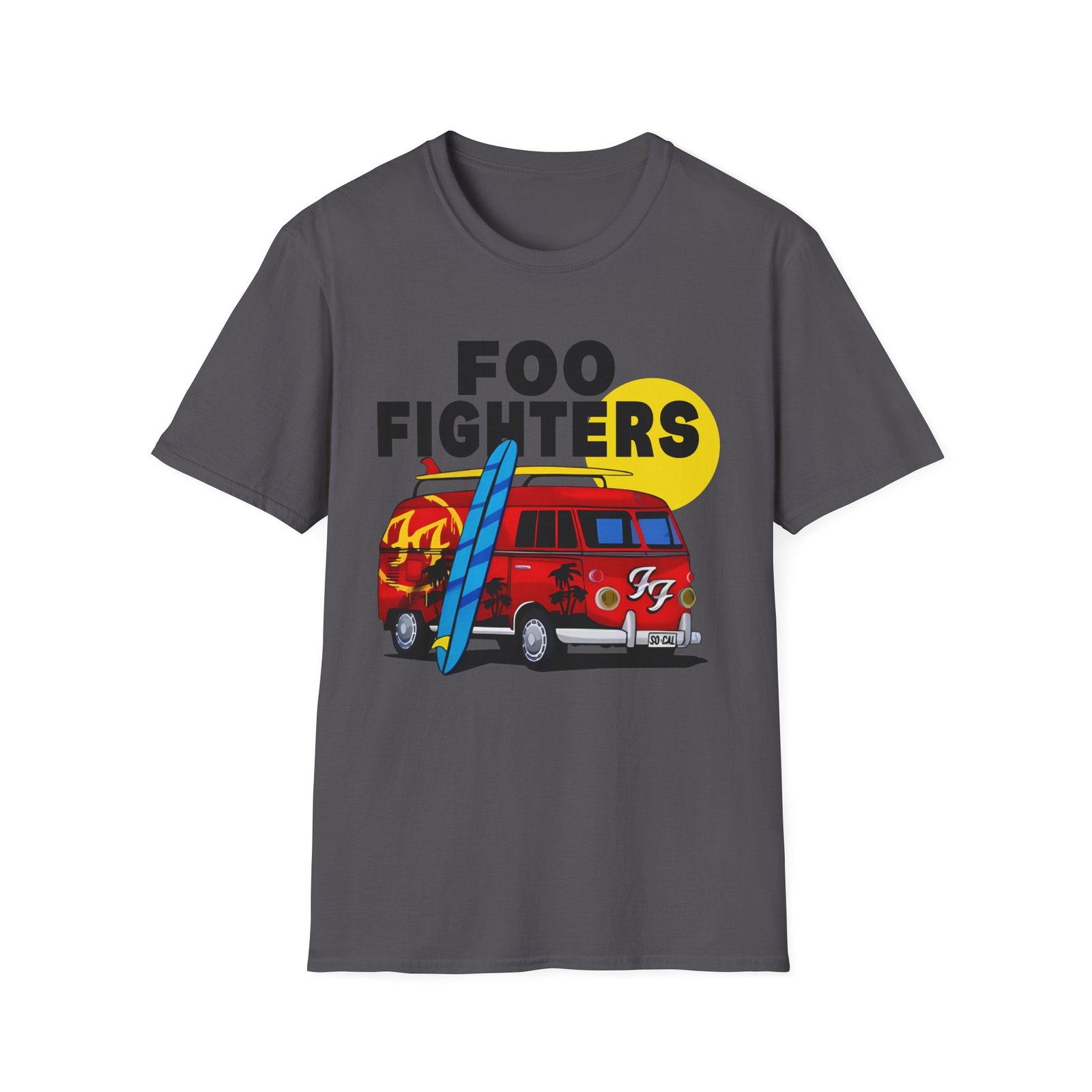 Foo Fighters Split Window Unisex Softstyle T-Shirt