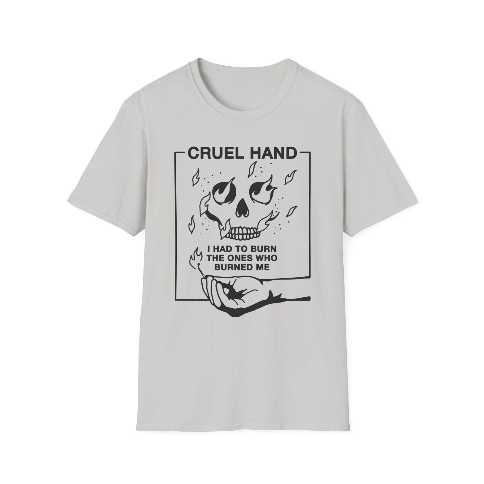 Cruel Hand Gasoline Skull Unisex Softstyle T-Shirt,