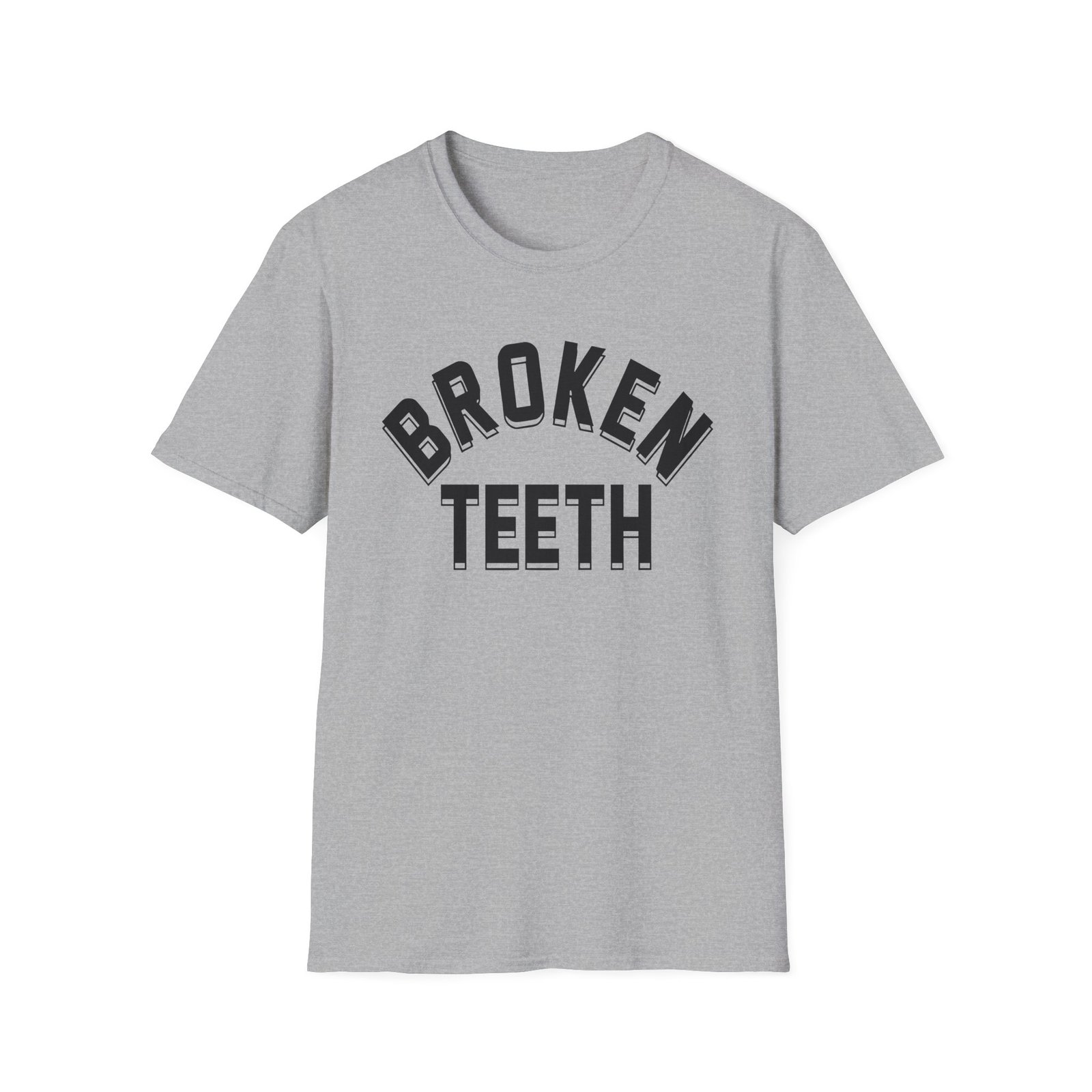 Broken Teeth Snake Unisex Softstyle T-Shirt
