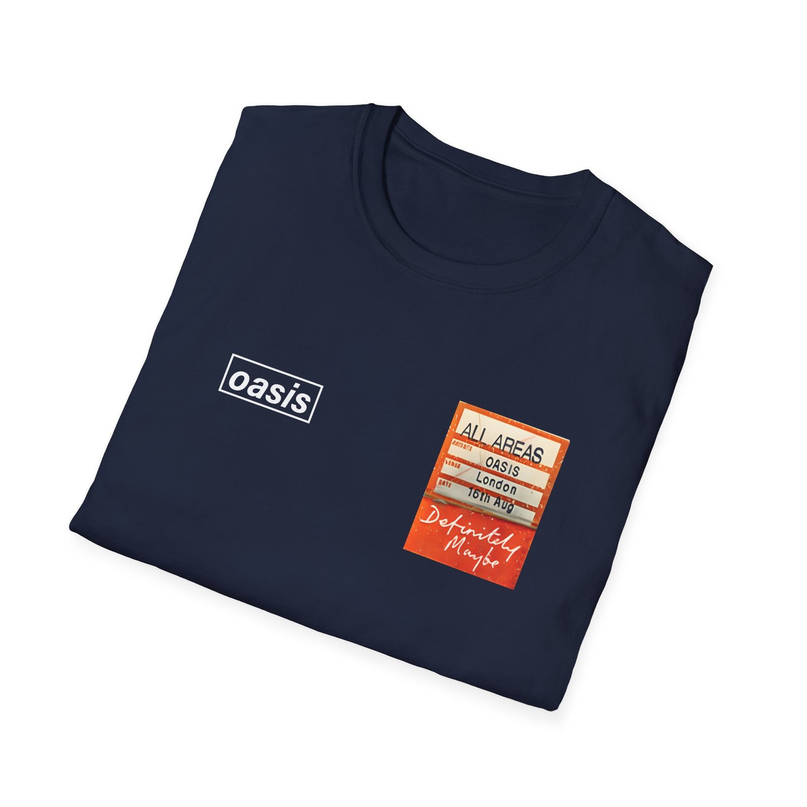 Oasis Setlist Unisex Softstyle T-Shirt