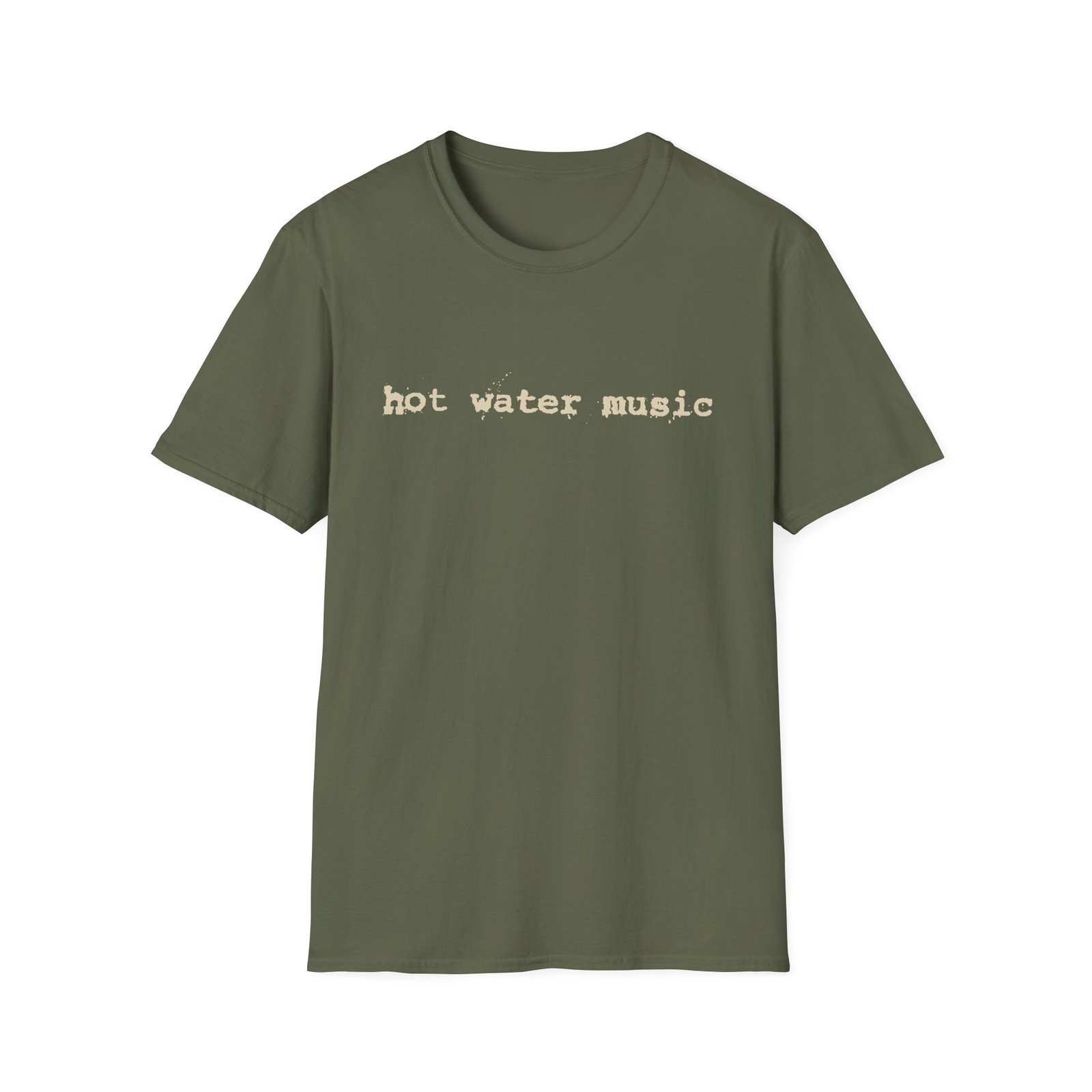 Hot Water Music Logo Unisex Softstyle T-Shirt