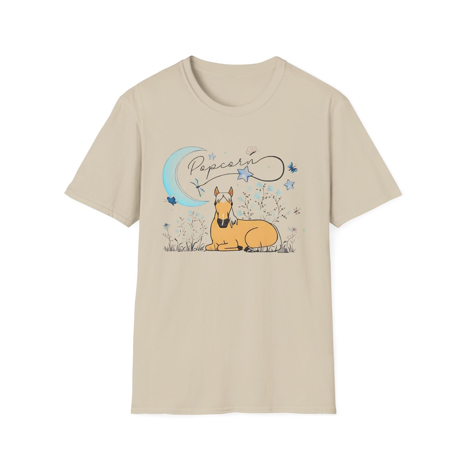 Harlow and Popcorn Unisex Softstyle T-Shirt