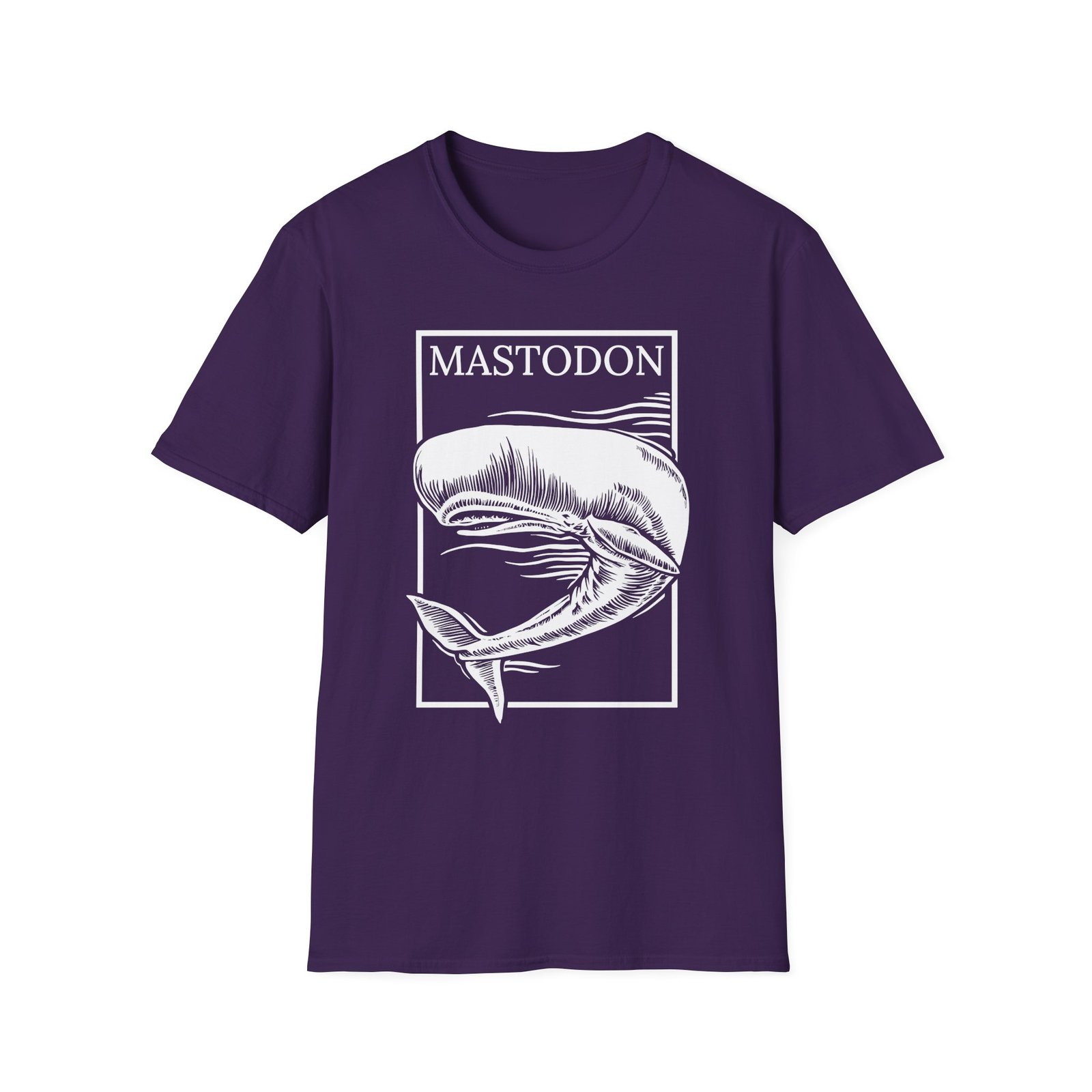 Mastodon White Whale Unisex Softstyle T-Shirt