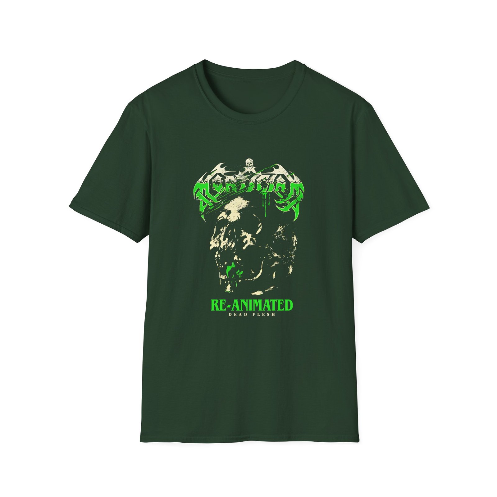 Mortician Reanimated Dead Flesh Unisex Softstyle T-Shirt
