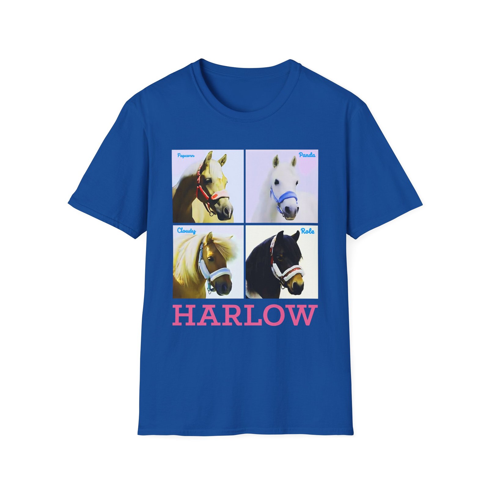 Harlow and Popcorn Unisex Softstyle T-Shirt